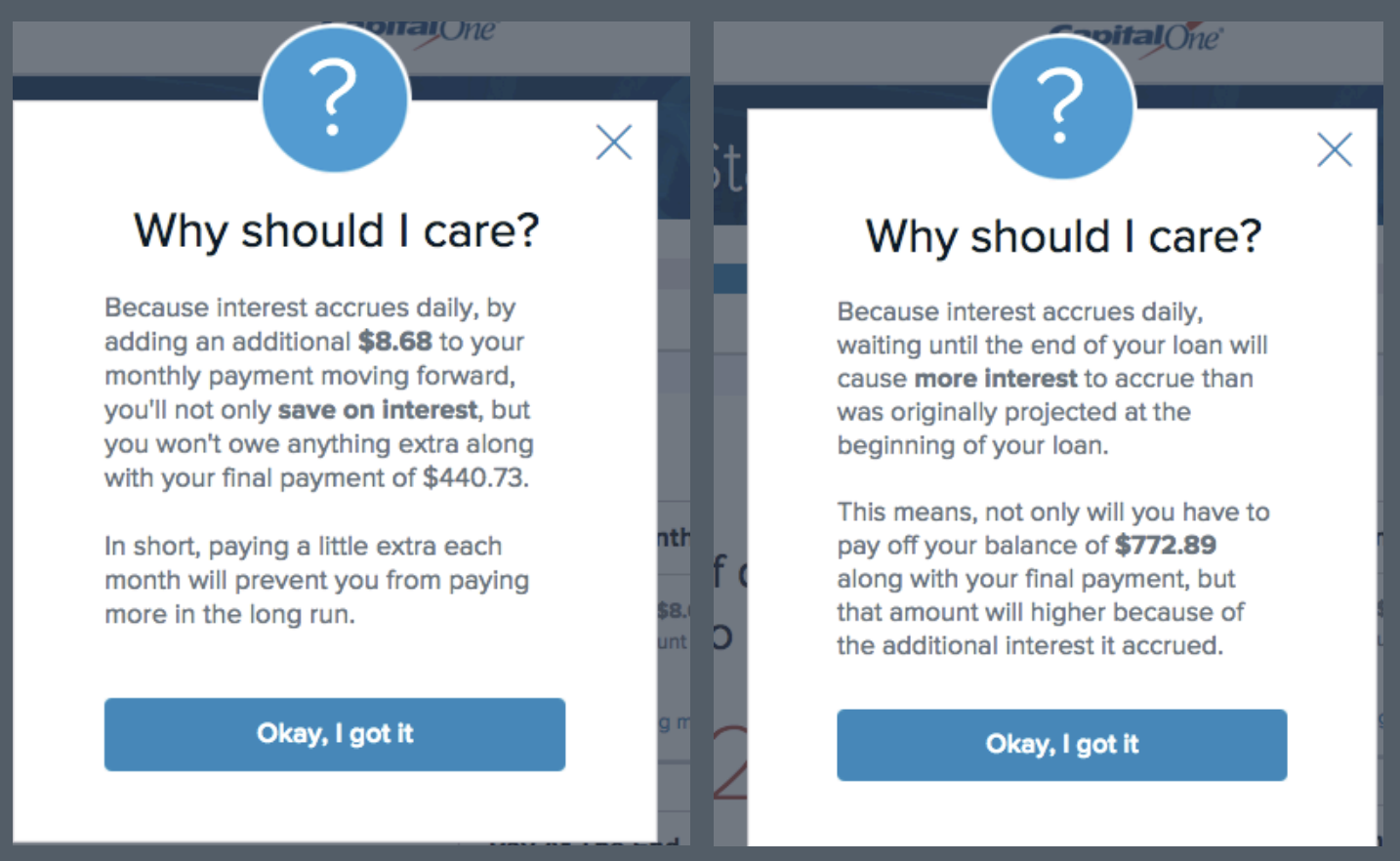 Why should I care? — interest education modals