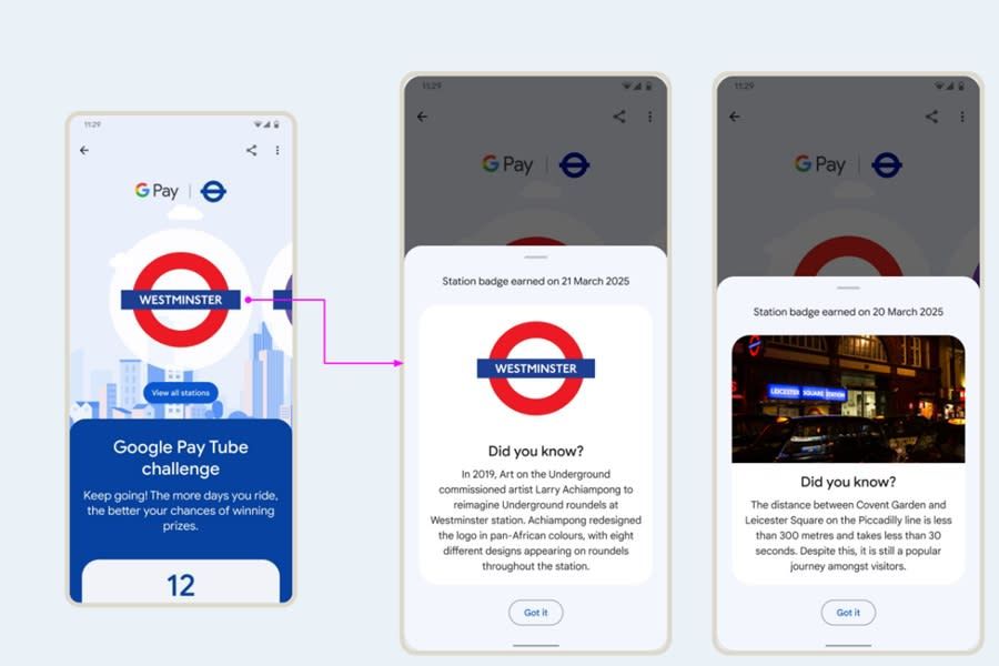 TfL station badges